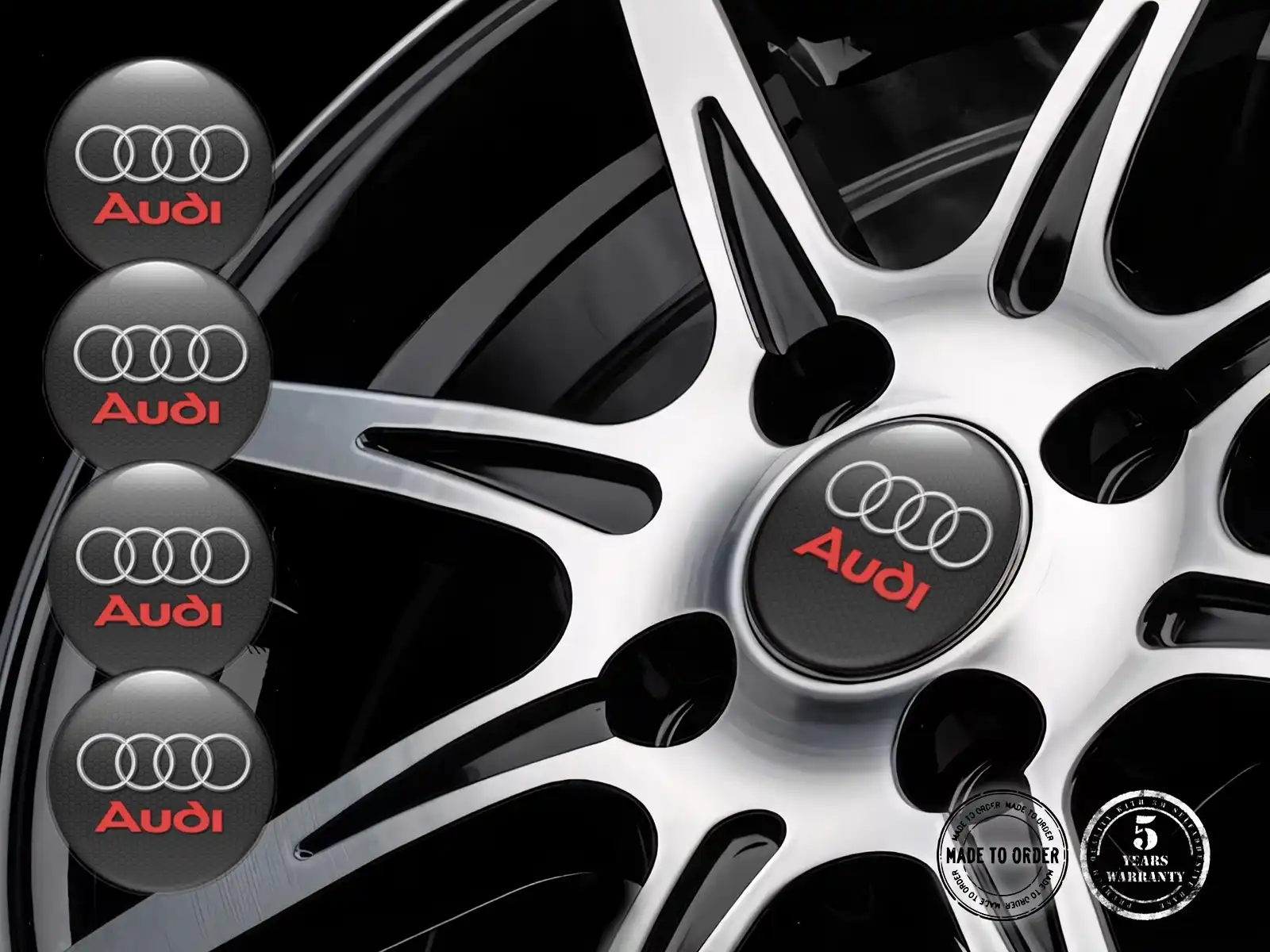 Audi Adesivi Silicone Tuning Radiant Racing Grid